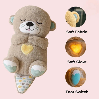 Breathing Teddy Bear with Soothing Music, Comfort Plush