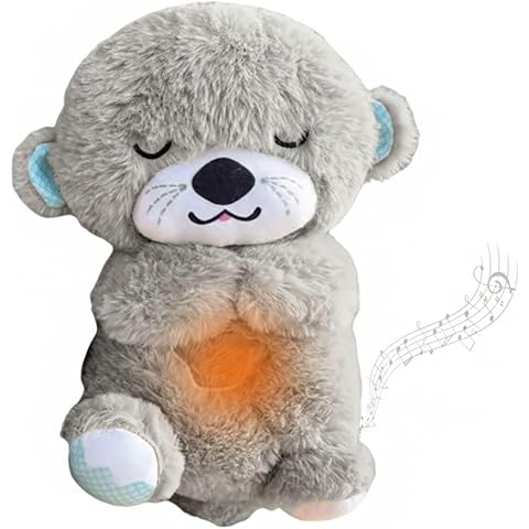 Breathing Teddy Bear with Soothing Music, Comfort Plush