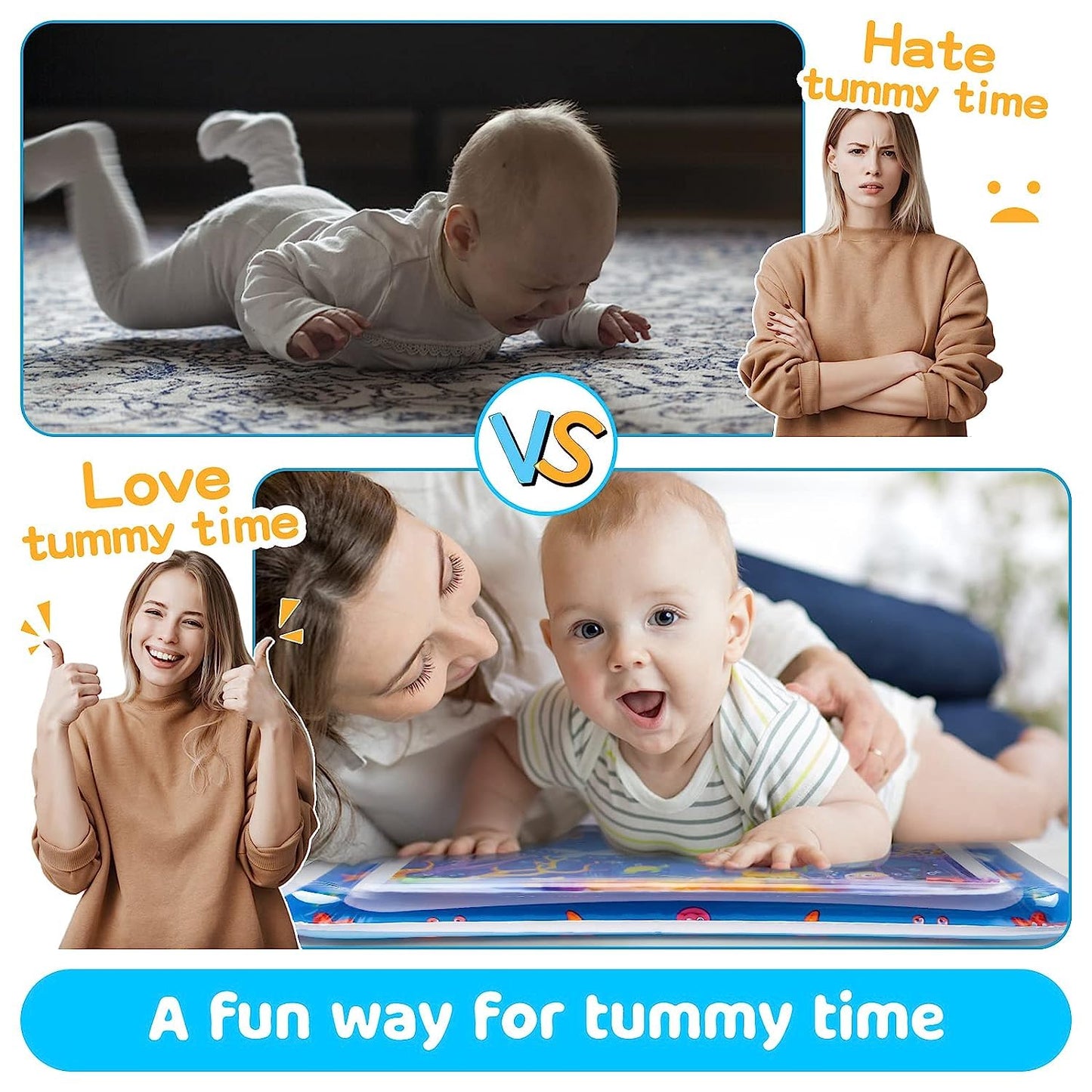 Baby Tummy Time Water Mat